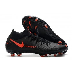 Nike Scarpe Calcio Phantom Gt Elite DF Fg Nero Rosso Cile Grigio Scuro