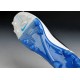 Scarpe da Calcio Nike Scarpe Nike Tiempo Genio Pelle FG Terreni Compatti Bianco Blu Nero