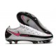 Nike Scarpa Phantom GT Elite FG Uomo - Bianco Rosa Blast Nero