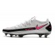 Nike Scarpa Phantom GT Elite FG Uomo - Bianco Rosa Blast Nero