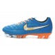 Nike Scarpe Nike Tiempo Legend V FG Terreni Compatti Blu Arancione Bianco