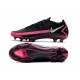 Nike Scarpa Phantom GT Elite FG Uomo - Nero Argento Rosa Blast