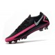 Nike Scarpa Phantom GT Elite FG Uomo - Nero Argento Rosa Blast
