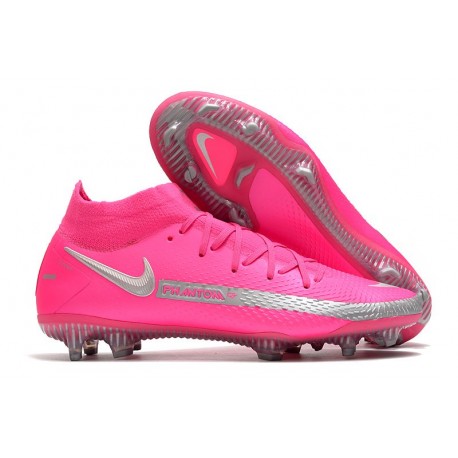 Nike Scarpe Calcio Phantom Gt Elite DF Fg Rosa Argento