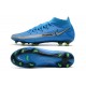 Scarpa Nuovo 2021 Nike Phantom Gt Elite DF Fg Blu Argento