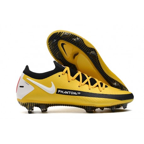 Nike Scarpa Phantom GT Elite FG Uomo - Giallo Nero Bianco