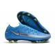 Nike Phantom GT Elite FG Scarpe da Calcio Blu Argento