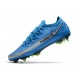 Nike Phantom GT Elite FG Scarpe da Calcio Blu Argento