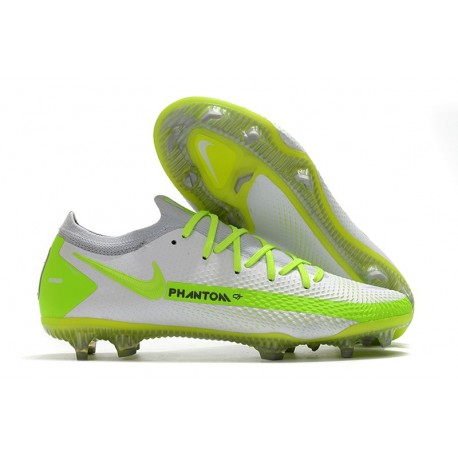 Scarpe Uomo Nike Phantom GT Elite FG Bianco Verde