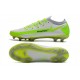 Scarpe Uomo Nike Phantom GT Elite FG Bianco Verde