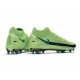 Scarpa Nuovo 2021 Nike Phantom Gt Elite DF Fg Verde Nero Blu