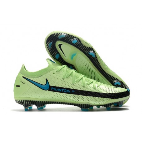 Scarpe Uomo Nike Phantom GT Elite FG Verde Blu Nero