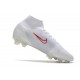 Scarpe Nike Mercurial Superfly 8 Elite FG Bianco Rosso