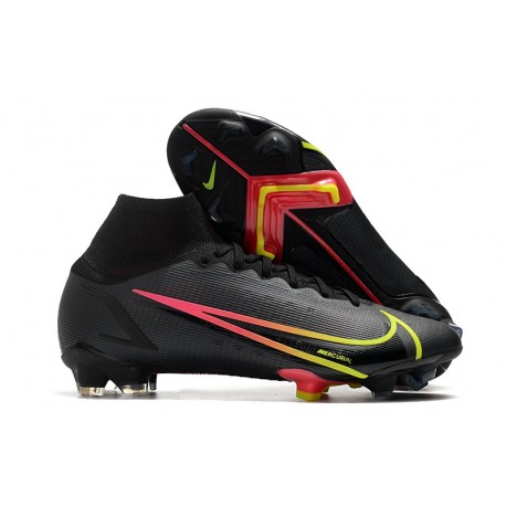 Scarpe Nike Mercurial Superfly 8 Elite FG Nero Cyber Off Noir
