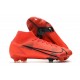 Nike Mercurial Superfly VIII Elite FG Uomo Rosso Nero
