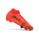 Nike Mercurial Superfly VIII Elite FG Uomo Rosso Nero