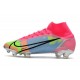 Nike Mercurial Superfly VIII Elite FG Uomo Rosa Blu Giallo