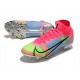 Nike Mercurial Superfly VIII Elite FG Uomo Rosa Blu Giallo