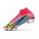 Nike Mercurial Superfly VIII Elite FG Uomo Rosa Blu Giallo