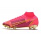 Scarpe Nike Mercurial Superfly 8 Elite FG Rosa Oro Nero