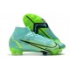 Scarpe Nike Mercurial Superfly 8 Elite FG Turchese Dinamico Lime Glow