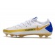 Scarpe Uomo Nike Phantom GT Elite FG Bianco Oro Blu