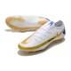 Scarpe Uomo Nike Phantom GT Elite FG Bianco Oro Blu