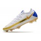 Scarpe Uomo Nike Phantom GT Elite FG Bianco Oro Blu